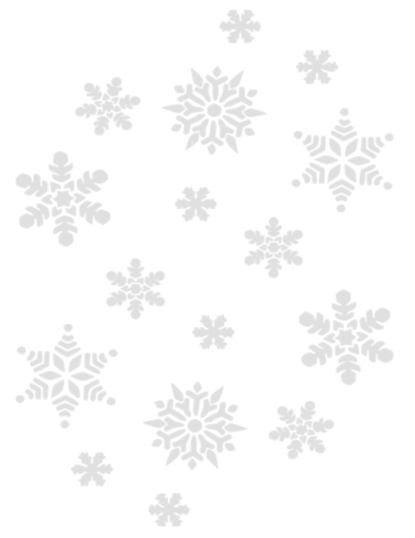 White Snowflake Clipart No Background.