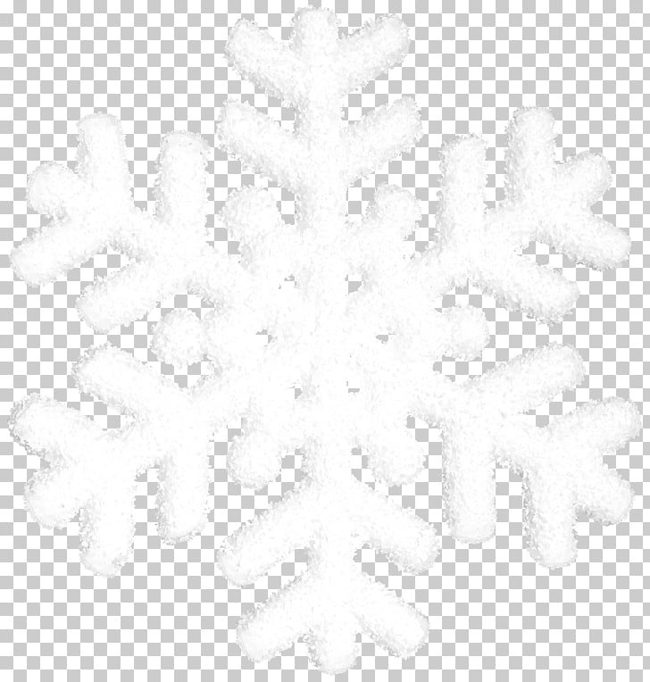 Black and white Snowflake Tree Pattern, Snowflake.