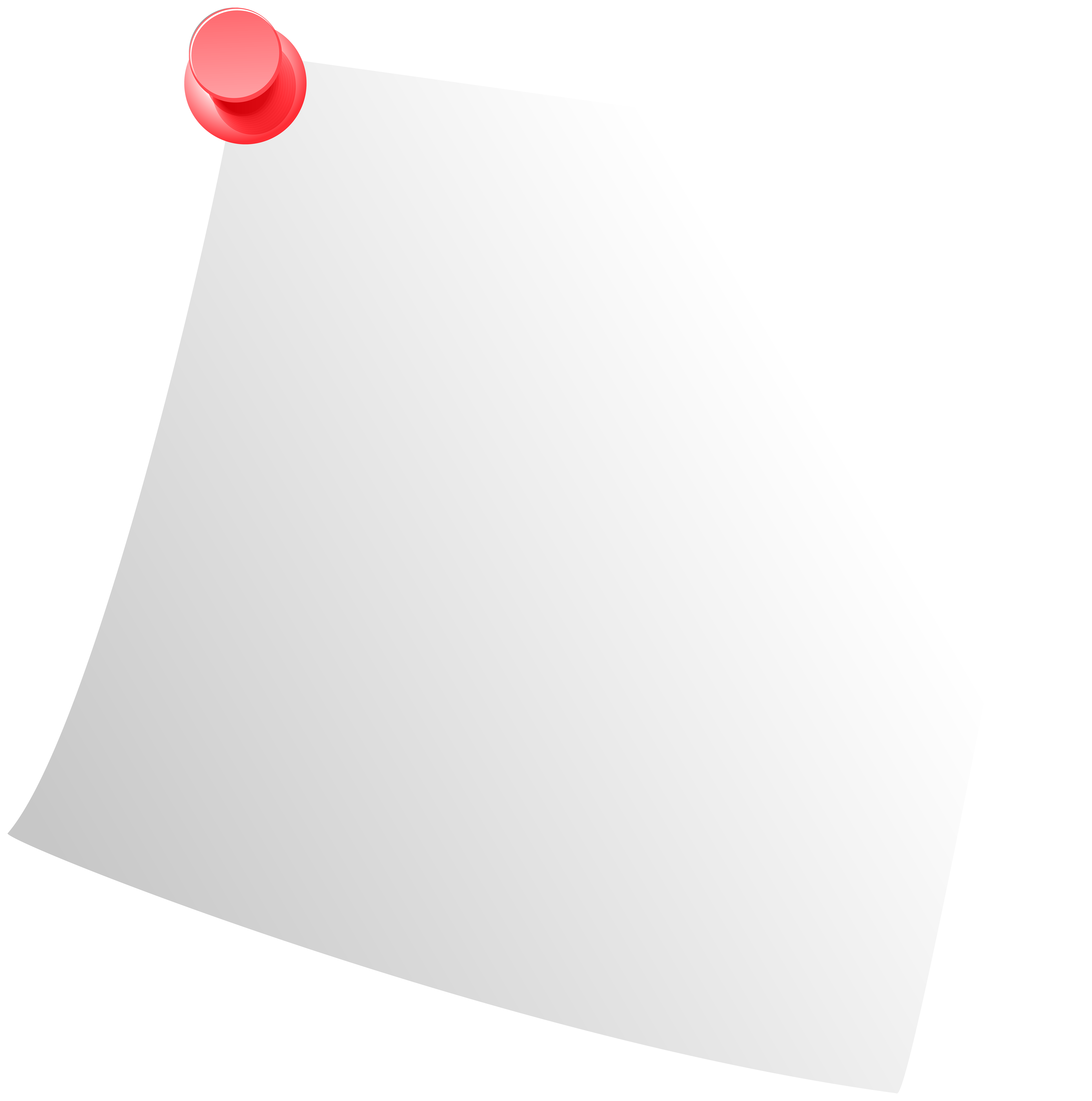 Sticky Note White PNG Clip Art.