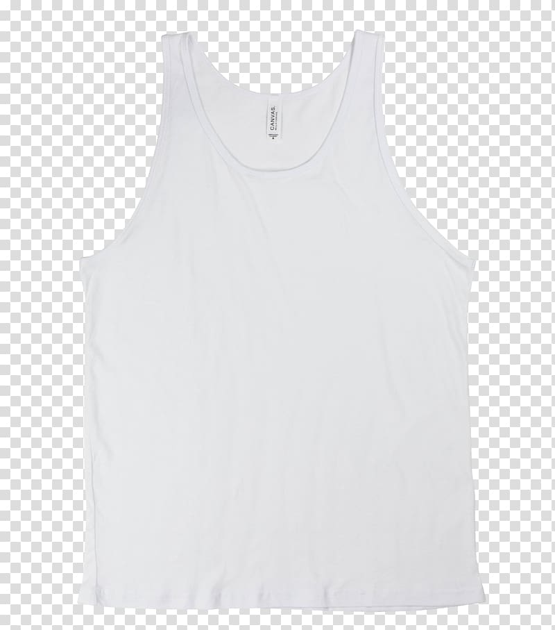 Gilets Undershirt Sleeveless shirt Neck, white tank top.