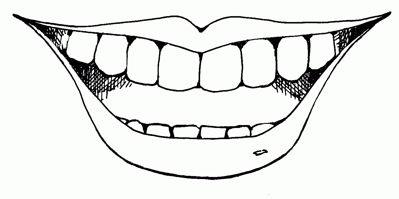 Tooth Smile Cliparts.