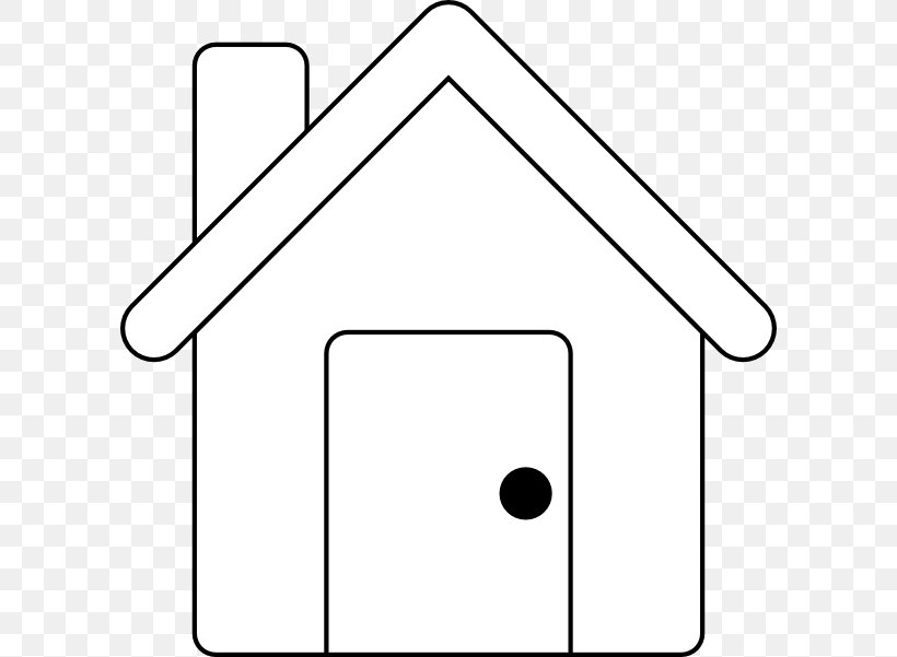 Gingerbread House Outline Clip Art, PNG, 600x601px.