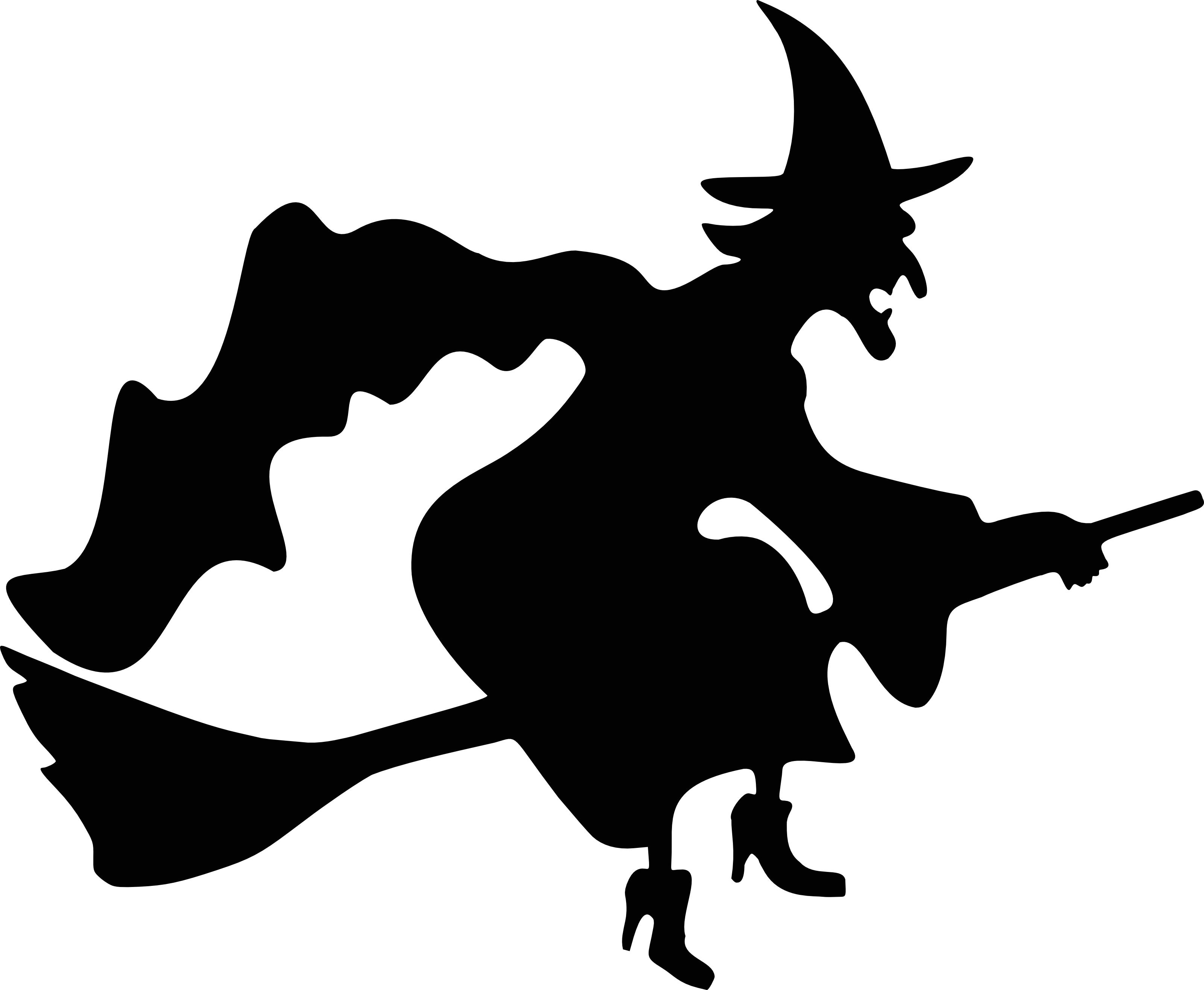 881 Witch Hat free clipart.