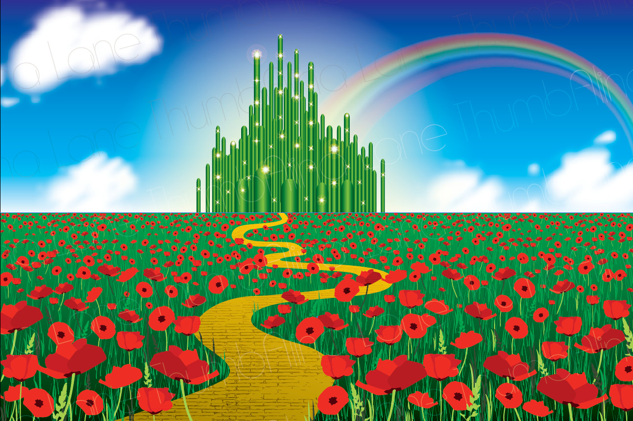 Wizard of oz rainbow clipart.