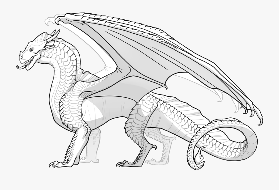 Wings Of Fire Rainwing Coloring Pages.