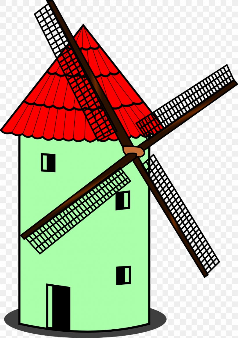 Windmill Windpump Clip Art, PNG, 900x1280px, Windmill, Area.