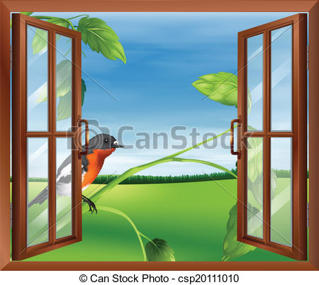 Window Looking Outside Clipart.