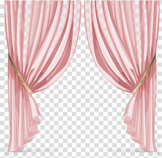 Pink curtain, Window Curtain , Pink curtains transparent.