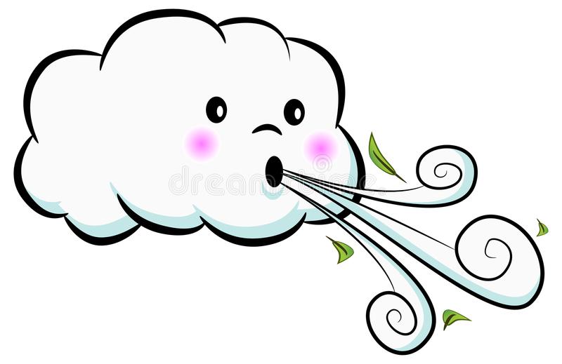 Windy Clouds Clipart & Free Clip Art Images #17354.