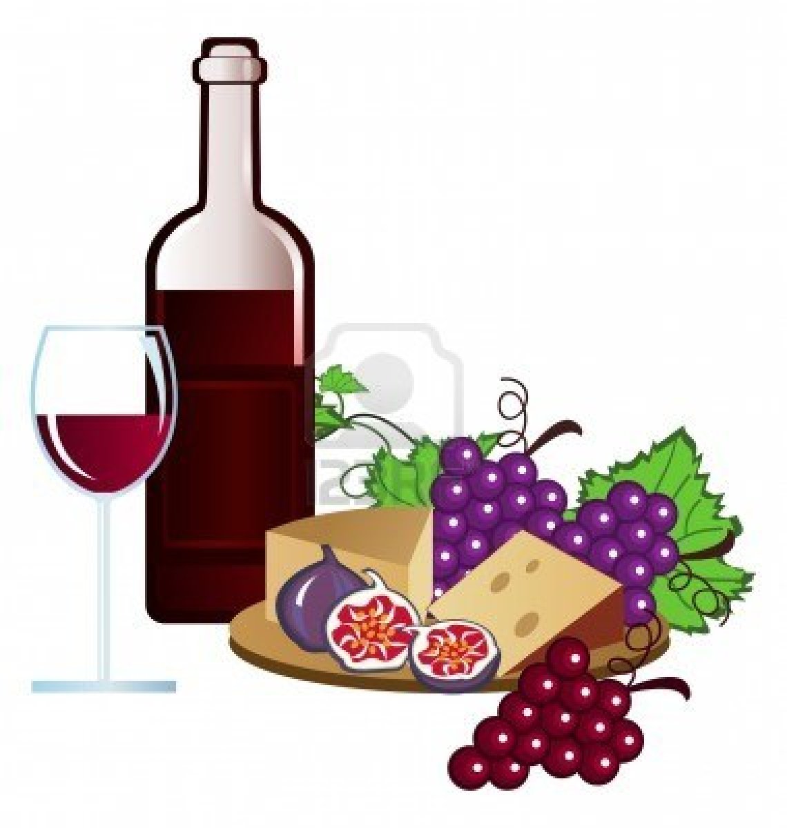 Wine Tasting Clipart.