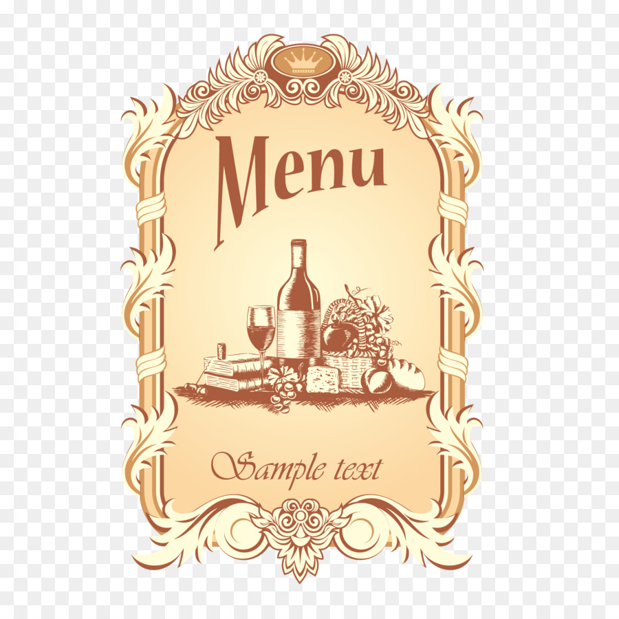 Vintage Label png download.