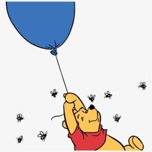 Winnie The Pooh Clipart Balloon Outline.