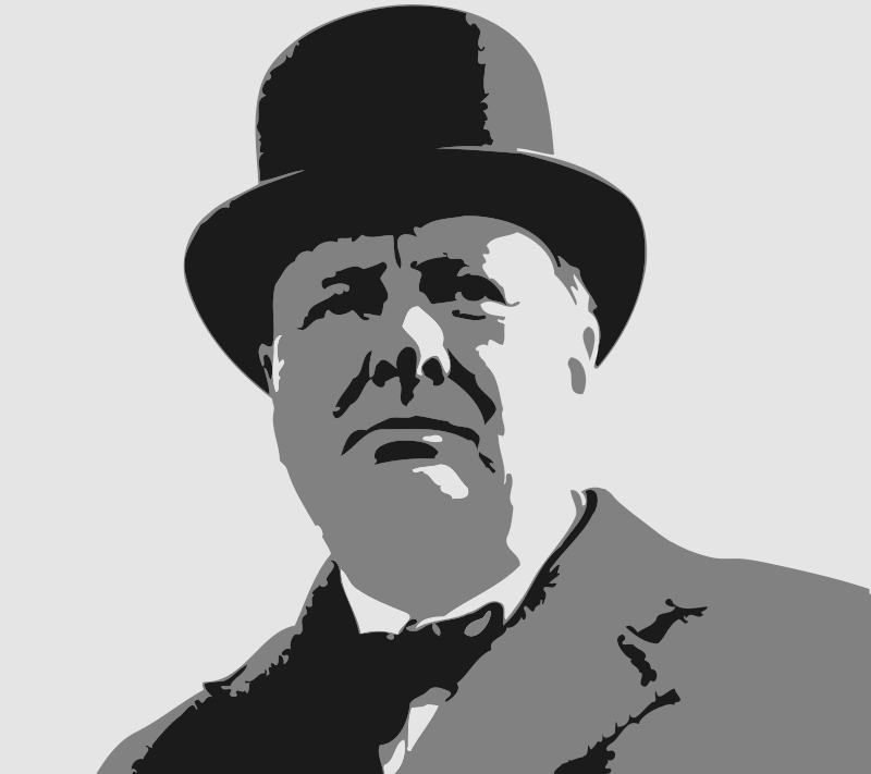 Winston churchill clipart.