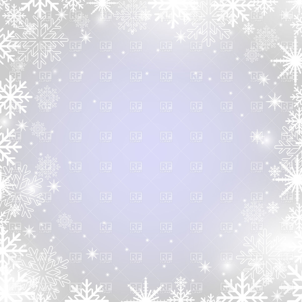 Snowflake Border Clipart Free.