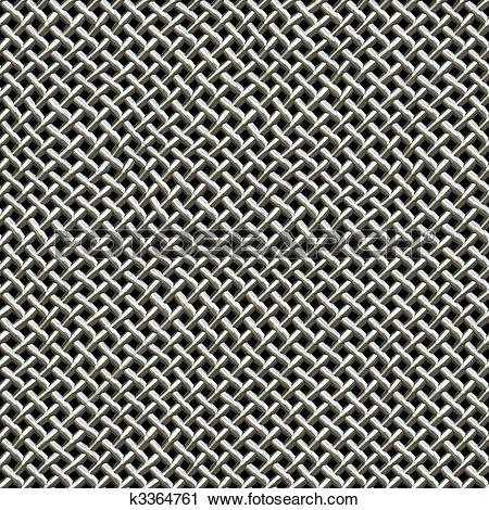 Clipart of Metal Wire Mesh Pattern k3364761.