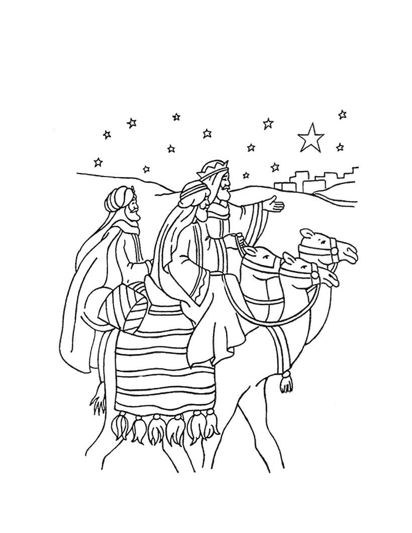 Free The Three Kings Men Coloring Pages, Download Free Clip.