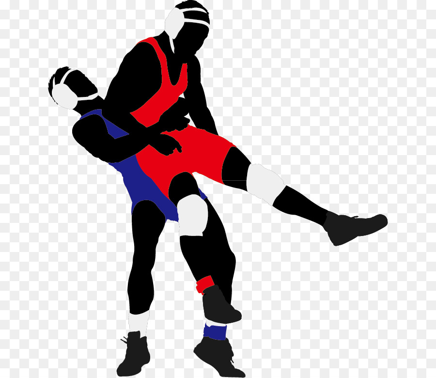 Wrestling Lucha libre Silhouette Clip art.