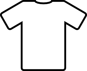 White T Shirt clip art.