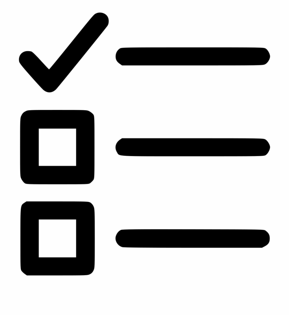 Checkbox List To Do Svg Png Icon Free Download.