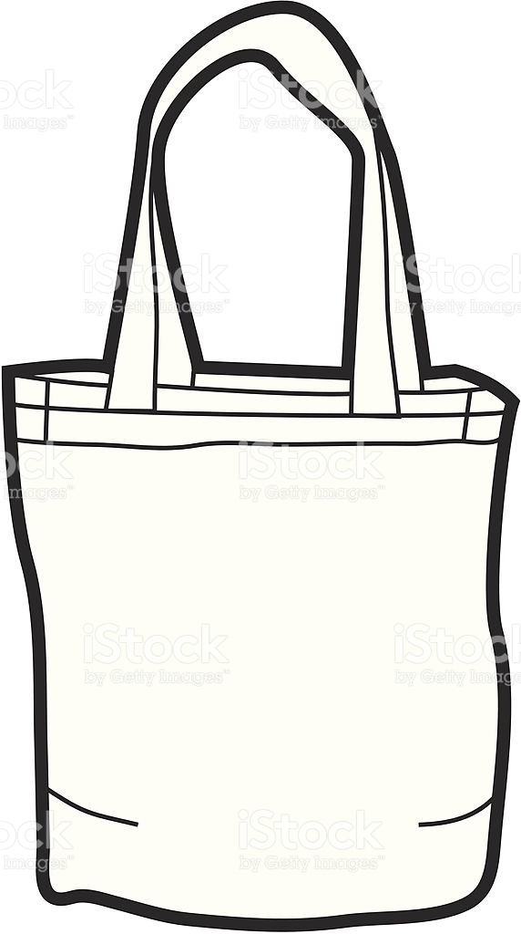 Canvas Tote Bag stock vector art 165035286.