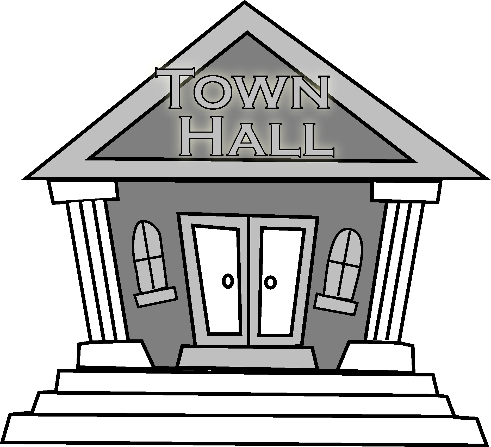 Town hall clip art.