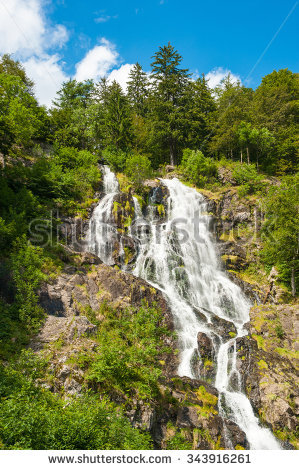 Todtnau Waterfall Stock Photos, Royalty.