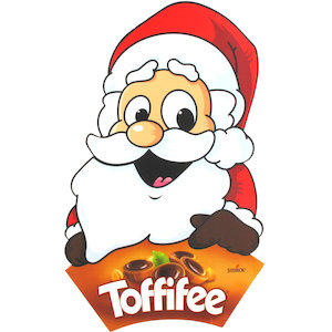 Toffifee Chocolates in a Santa Claus Box.