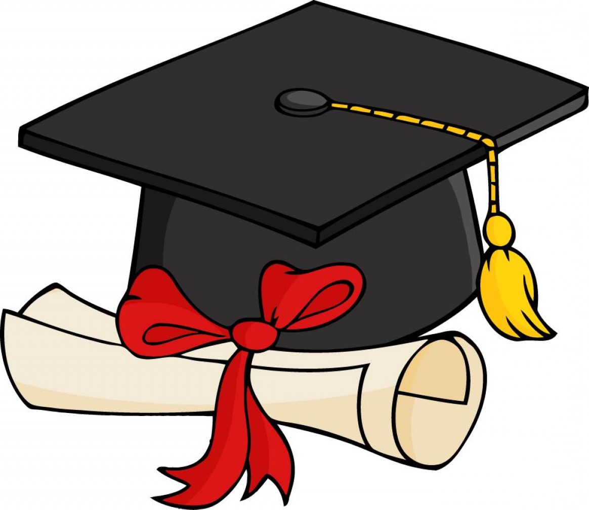 1476 Graduation Cap free clipart.