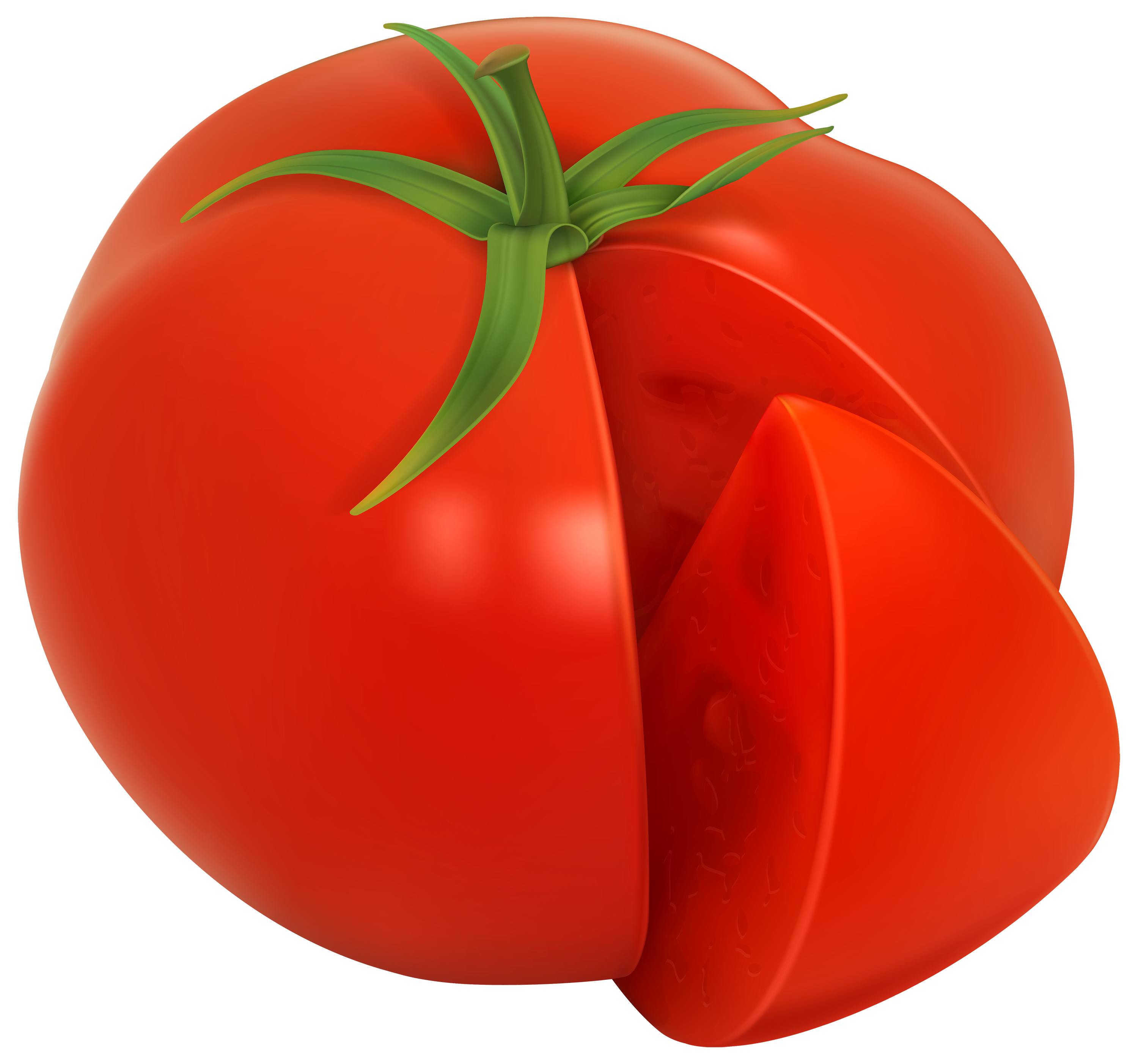 Tomato PNG Clipart Image.