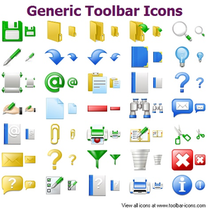 Generic Toolbar Icons.