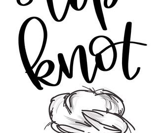 Top knot art.