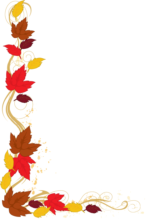 Fall border autumn leaves border danasokg top clipart image #33785.