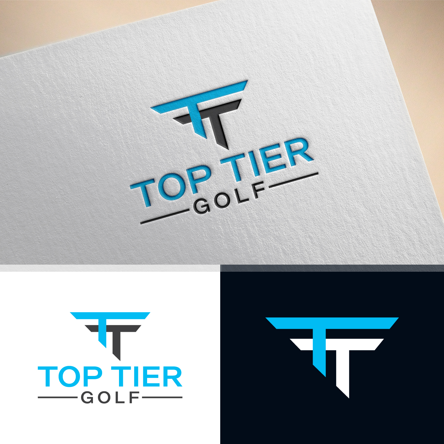 Bold, Modern, Training Logo Design for Top Tier Golf by.