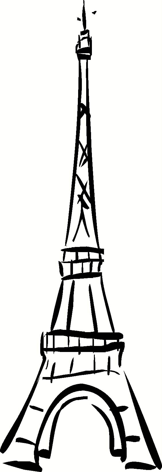 Eiffel Tower Clipart Free.