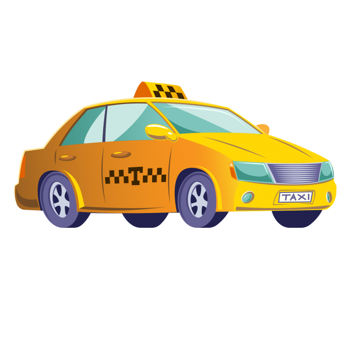 Taxi Clipart PNG.