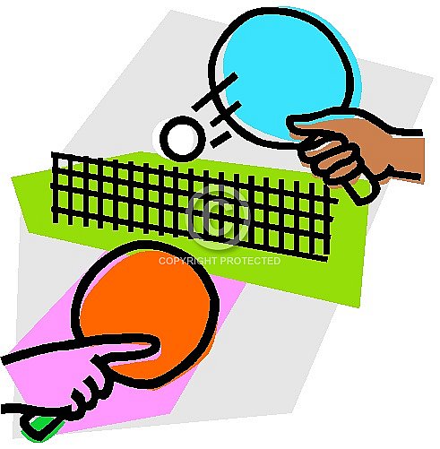 Table Tennis Free Clipart.