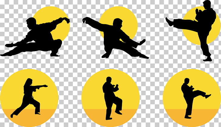 Silhouette Tai chi Martial arts , Taiji Silhouette PNG.