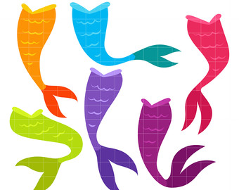 mermaid tail clipart.