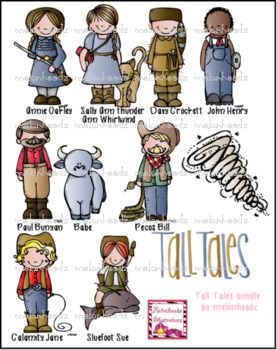 Tall Tales clip art.