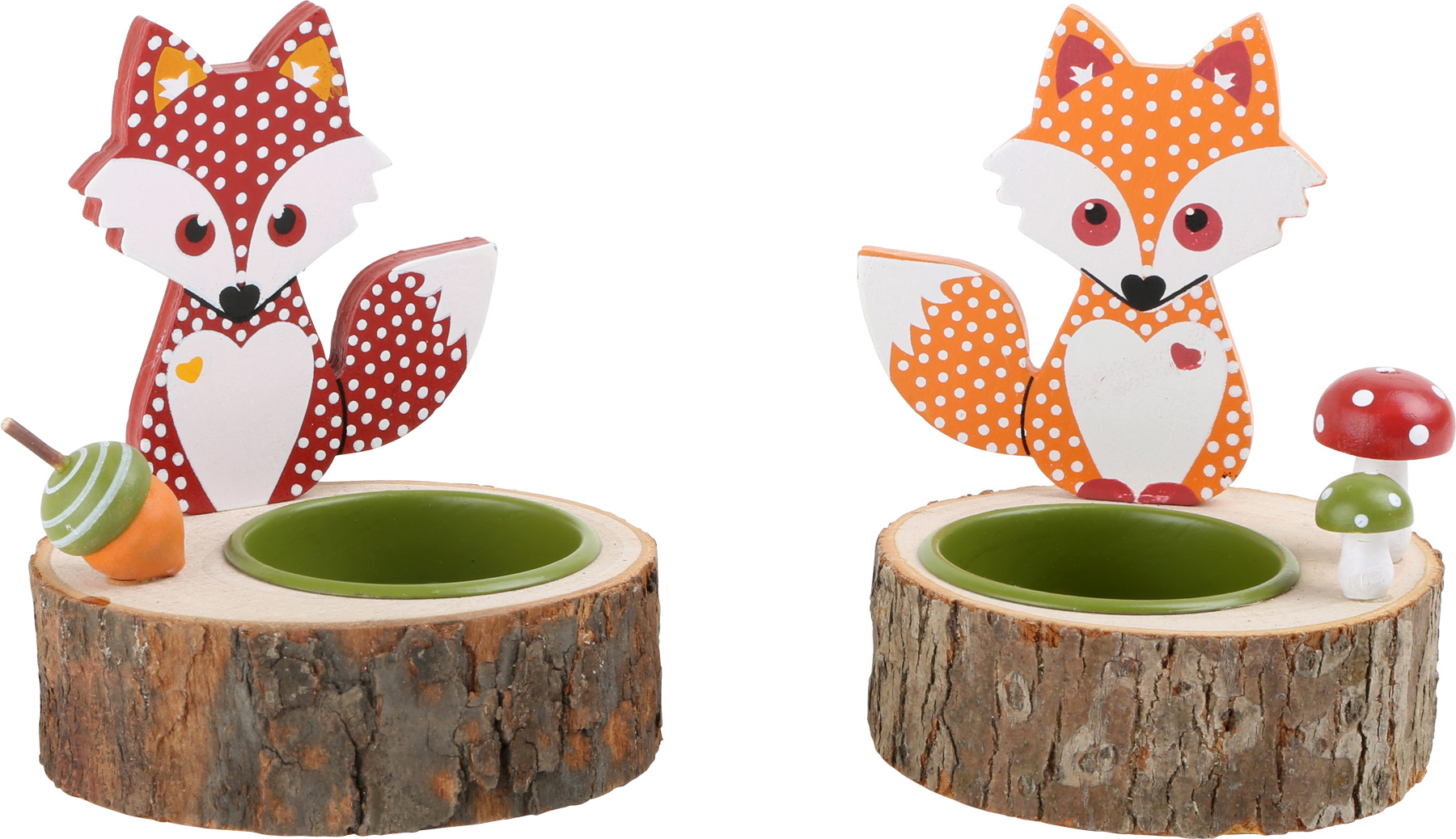 Fox tea light holder.