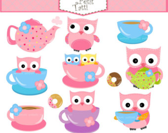 Tea set clip art.