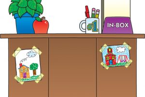 Teachers desk clipart 4 » Clipart Station.