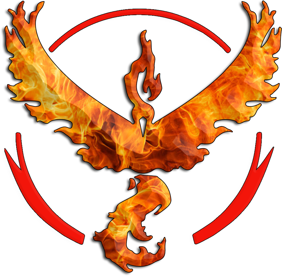 Team Valor Symbol Needed More Flames [free Use] Clipart.