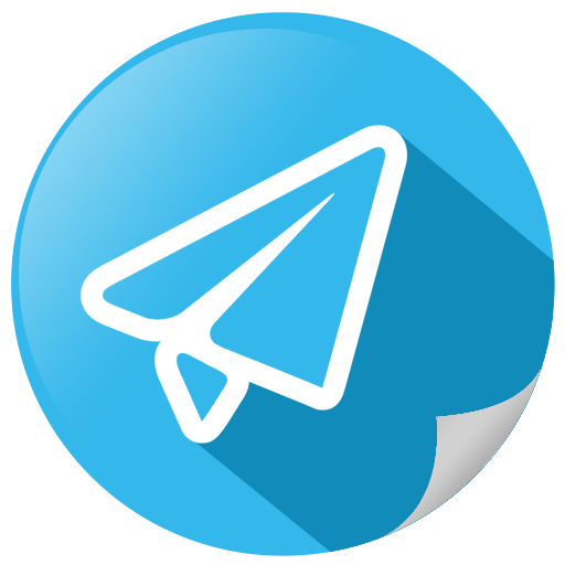 Email, mail, social, telegram icon.