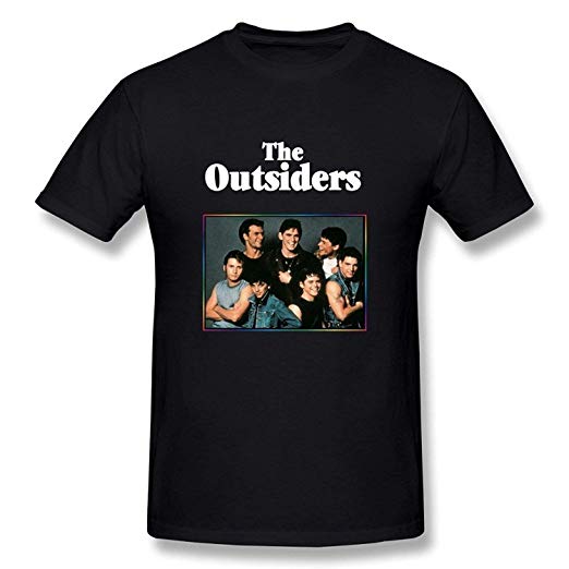 Davidsly Fashion Men\'s&Youth The Outsiders Logo Classic T.