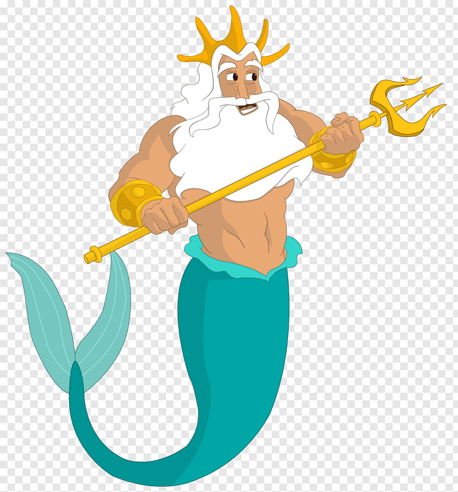 Disney King Triton illustration, King Triton Ariel The.