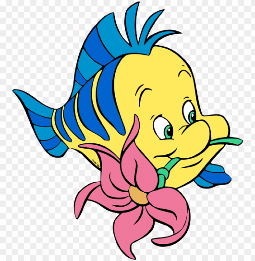 little mermaid flounder png clipart royalty free download.