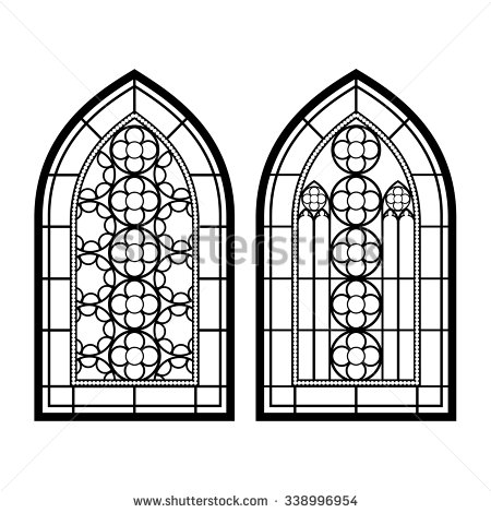 Round Church Window Clip Art.