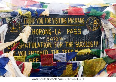 Thorong Pass Stock Photos, Royalty.