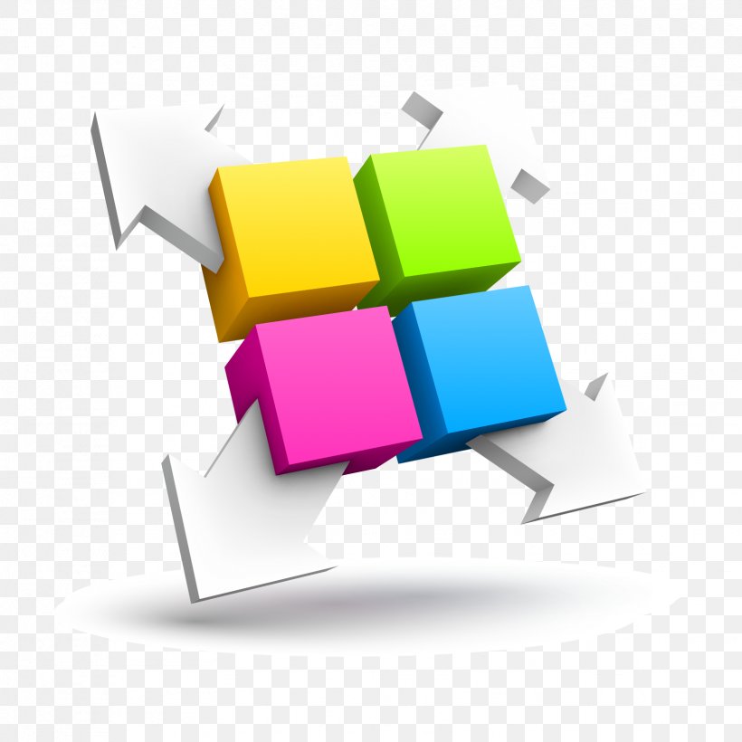 Vector Graphics Cube Three.